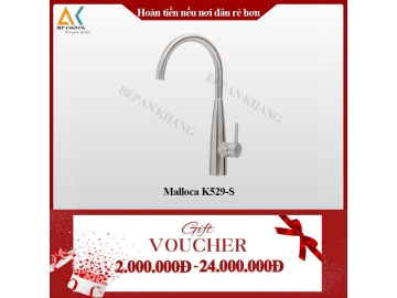 Vòi Rửa Chén 2 Nguồn Nóng Lạnh Malloca K529-S - Inox 304